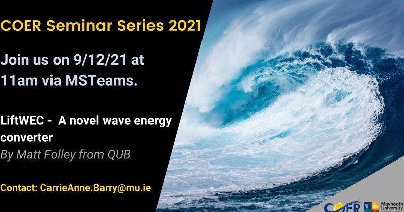 COER Seminar Series 2021