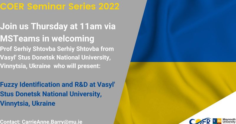 COER Seminar Series 2022