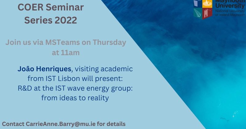 COER Seminar Series 2022