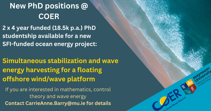 2 new funded PhD studentships available